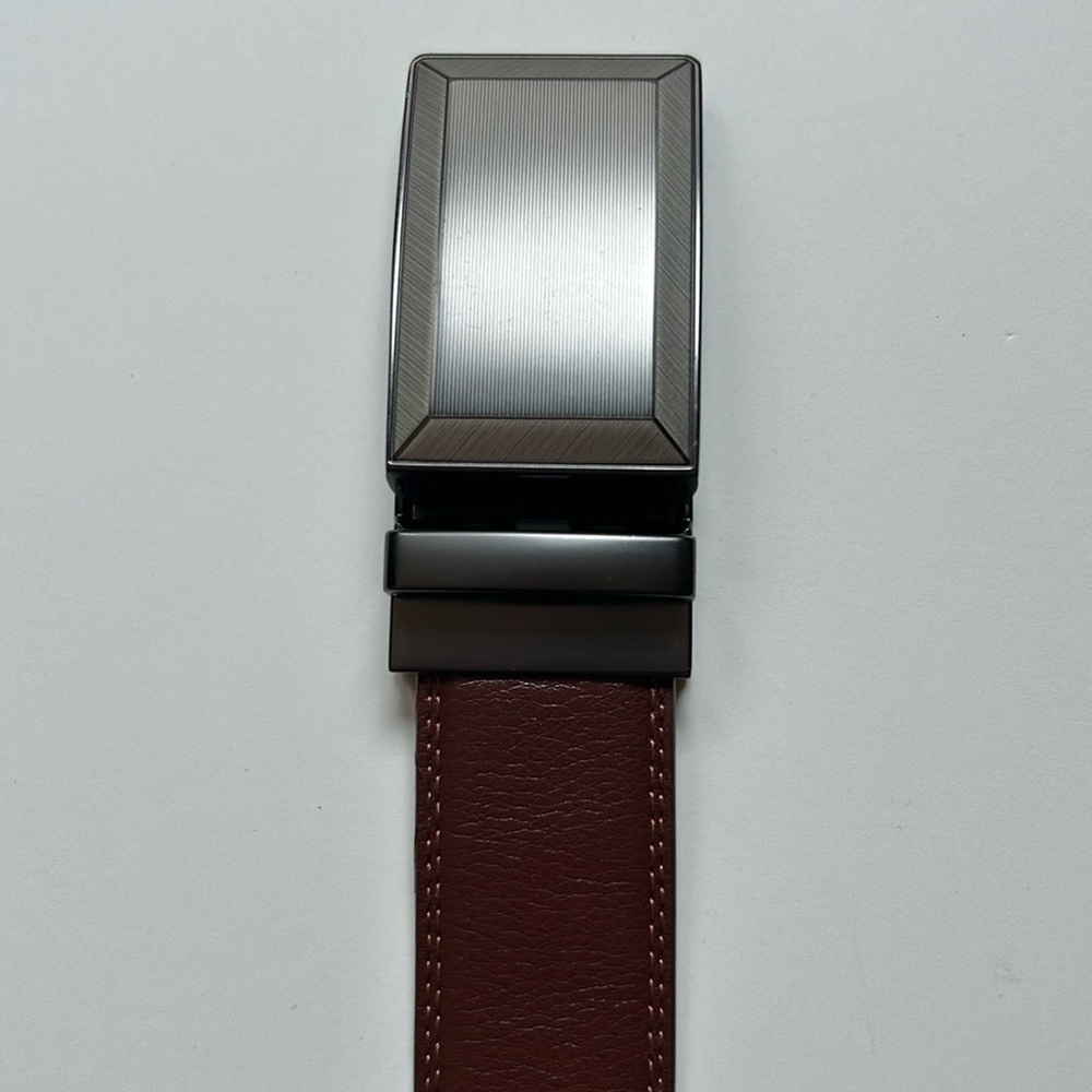 Bulliant Brown Leather Adjustable Belt